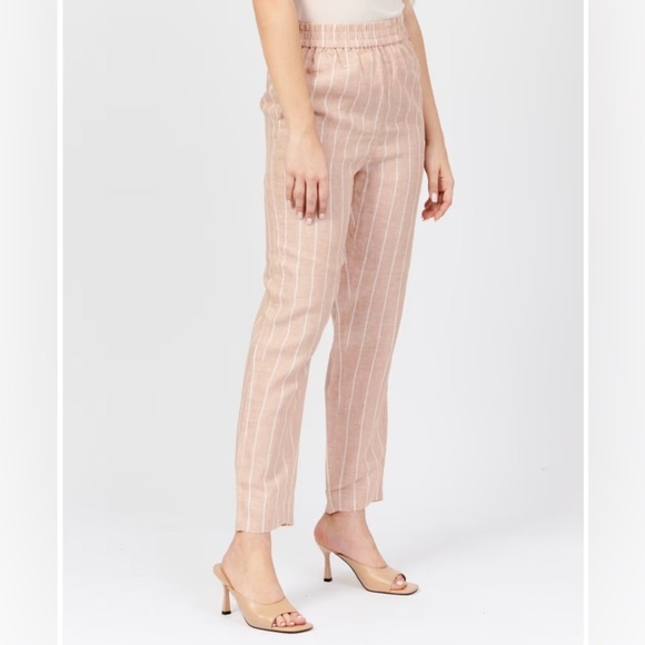 Armani Exchange Women's Striped Linen Pants size 4 - Picture 5 of 13